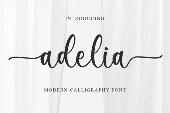Adelia: A Stylish Script Font for Elegant Designs