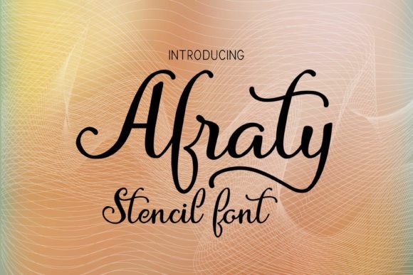 Afraty Stencil: A Modern Script for Creative Projects
