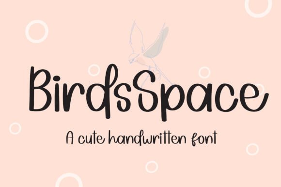 Birdsspace: A Cute Handwritten Font for Digital Planning