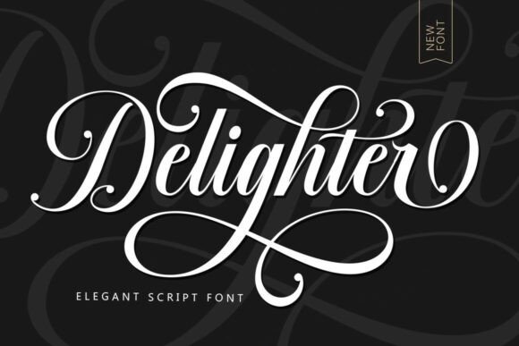 Delighter: An Elegant Script Font for Timeless Design