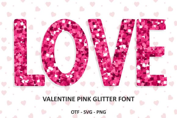 Discover the Sparkle of Valentine Pink Glitter for Your Designs