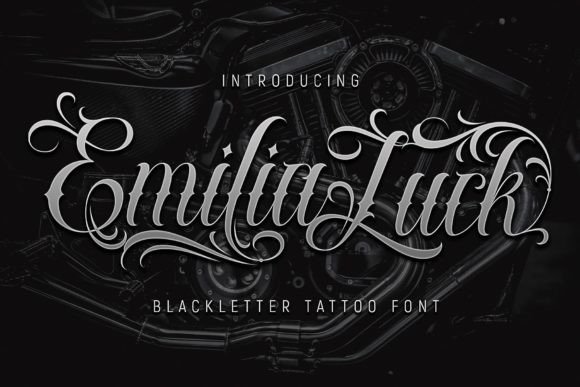 Emilia Luck: A Contemporary Blackletter Typeface for Modern Design