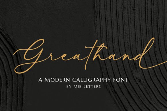 Greathand: A Modern Calligraphy Font for Elegant Designs