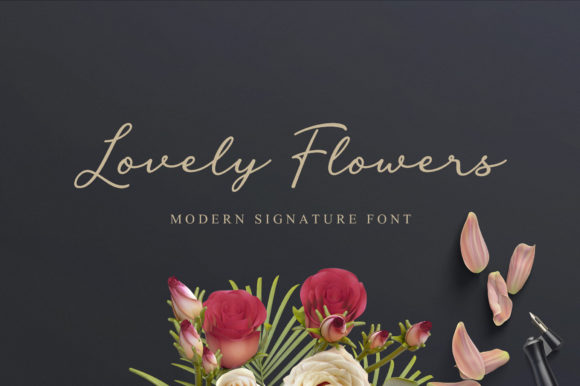 Lovely Flowers: A Script Font for Elegant Designs