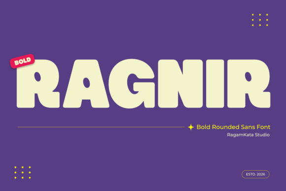 Ragnir: Bold, Rounded Sans Serif for Modern Designers
