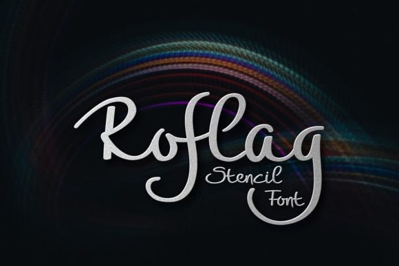 Roflag Stencil: A Modern Font for Clean, Creative Designs
