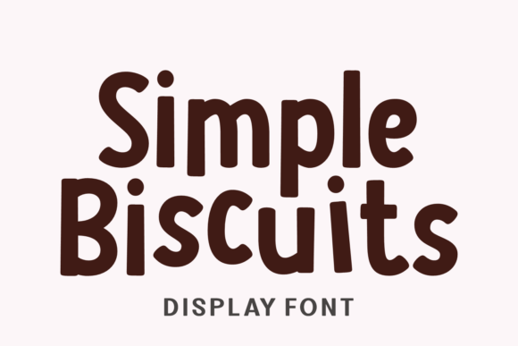 Simple Biscuits: A Joyful Font for Creative Projects
