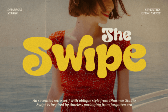 Swipe: A Bold Retro Font for Modern Design