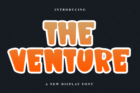 The Venture: A Festive Typeface for Holiday Magic