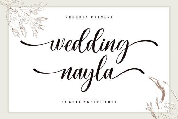 Wedding Nayla: A Typeface for Timeless Moments